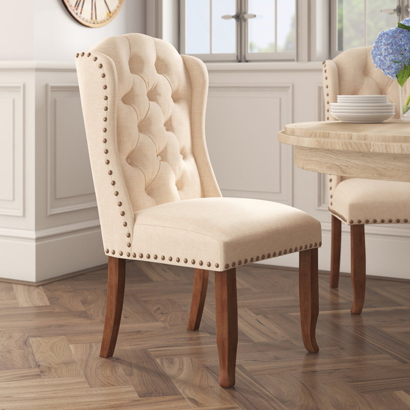 Ophelia & Co. Burlingame Tufted Upholstered Wingback Parsons Chair